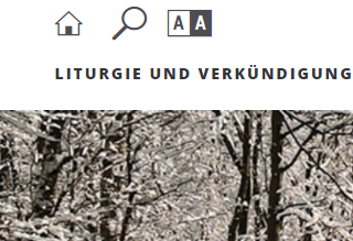 Neu und sehr übersichtlich gestaltete Homepage