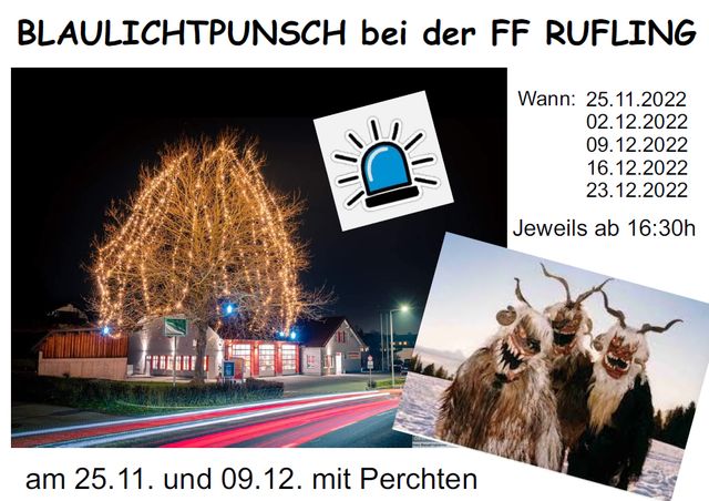 EINLADUNG der FF Rufling